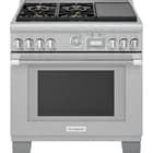 36-inch Dual Fuel Smart Range - SS