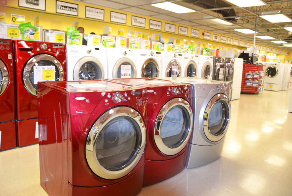 Laundry section in one of our stores