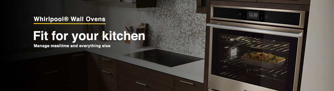 Whirlpool® Wall Ovens - Fit for your kitchen. Manage mealtime and everything else.